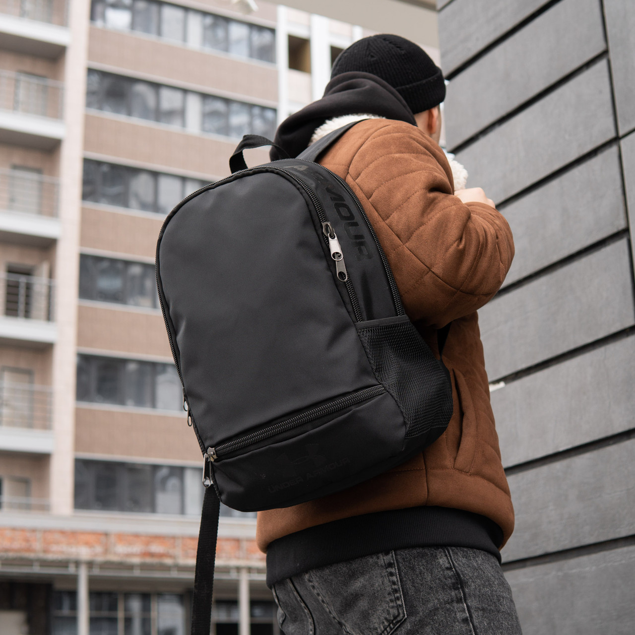 Черный мужской городской рюкзак UNDER ARMOUR TREEX