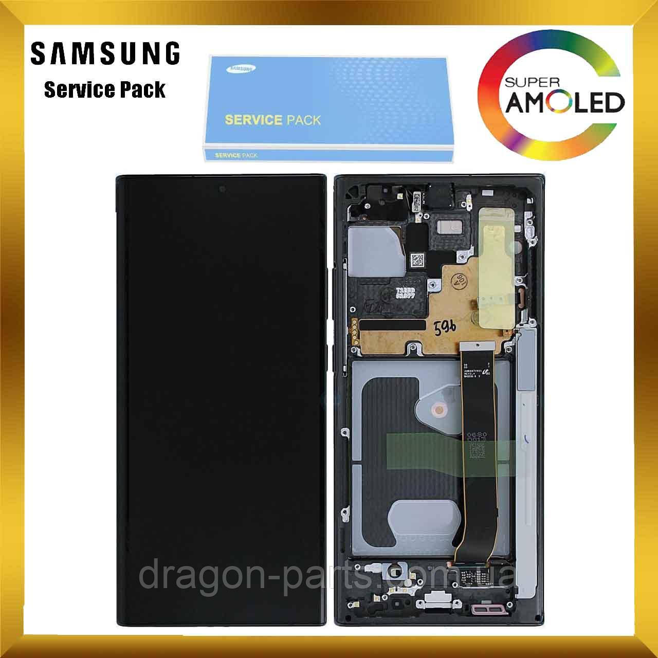 Дисплей Samsung N985 Galaxy Note 20 Ultra с сенсором Черный Black оригинал, GH82-23495A
