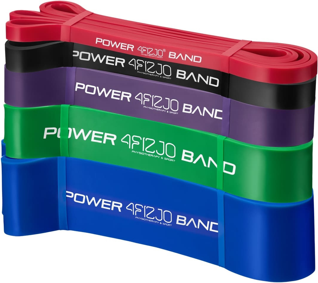 

Эспандер-петля, резинка для фитнеса и спорта 4FIZJO Power Band 5 шт 6-46 кг 4FJ0001 SKL41-227485