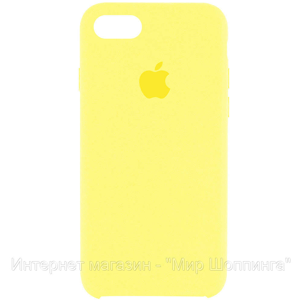 

Чехол Silicone Case (AA) для Apple iPhone 7 / 8 (4.7"), Желтый / pollen
