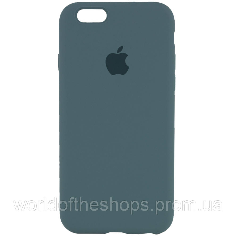 

Чехол Silicone Case Full Protective (AA) для Apple iPhone 6/6s (4.7"), Зеленый / pine green