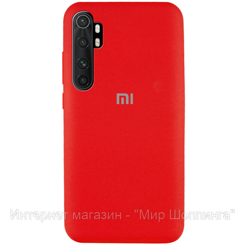 

Чехол Silicone Cover Full Protective (AA) для Xiaomi Mi Note 10 Lite, Красный / red