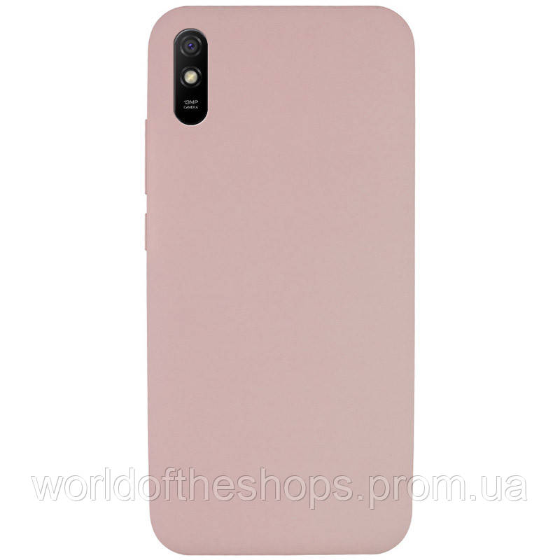 

Чехол Silicone Cover Full without Logo (A) для Xiaomi Redmi 9A, Розовый / pink sand