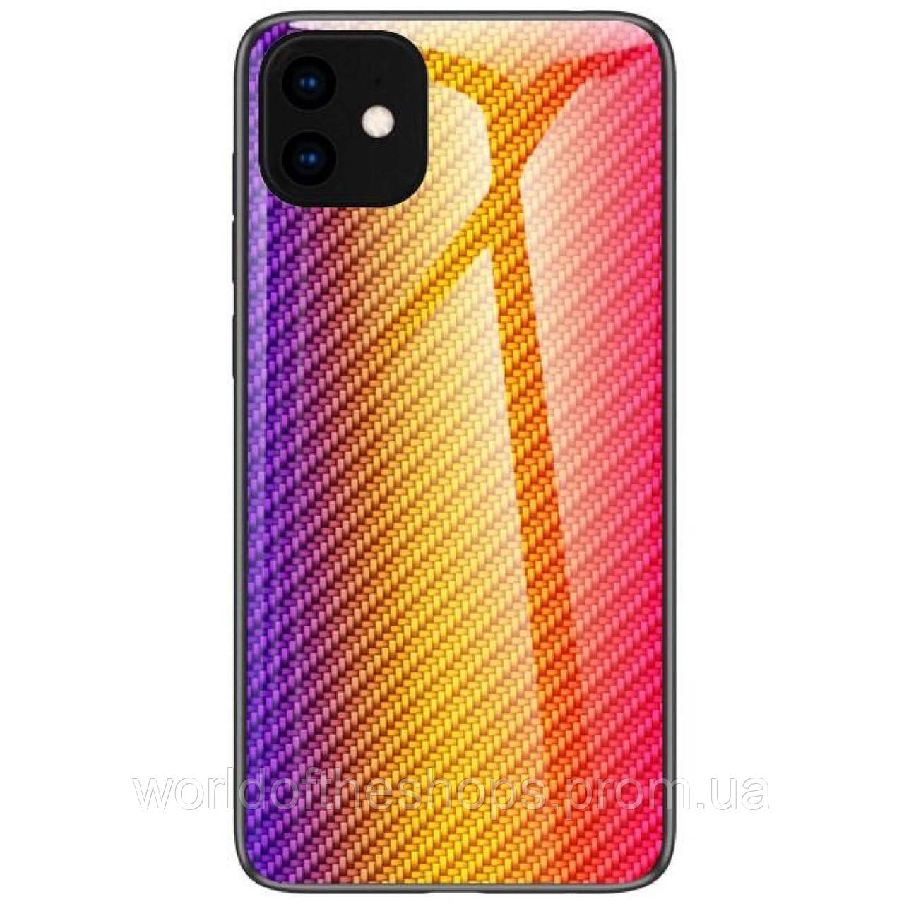 

TPU+Glass чехол Twist для Apple iPhone 11 (6.1"), Оранжевый