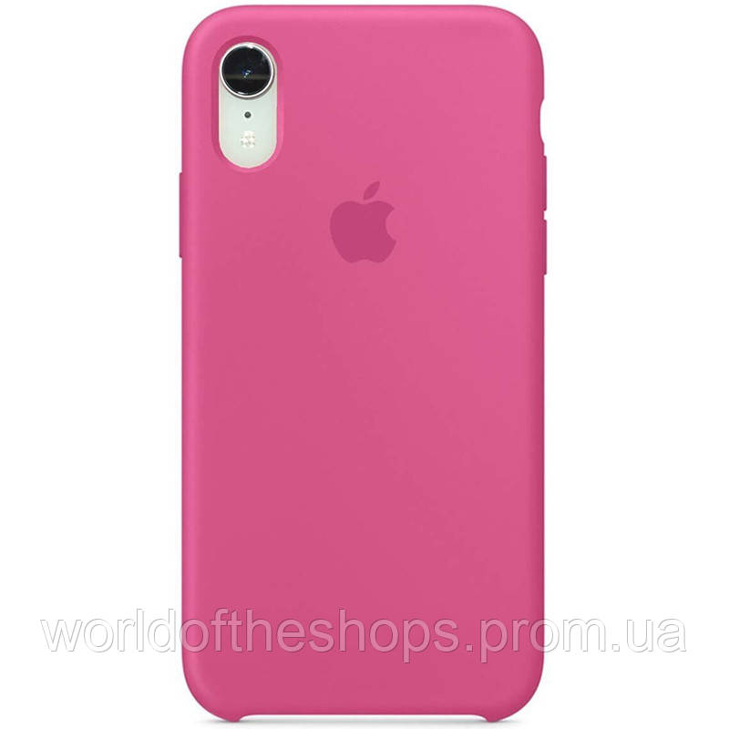 

Чехол Silicone case (AAA) для Apple iPhone XR (6.1"), Малиновый / dragon fruit