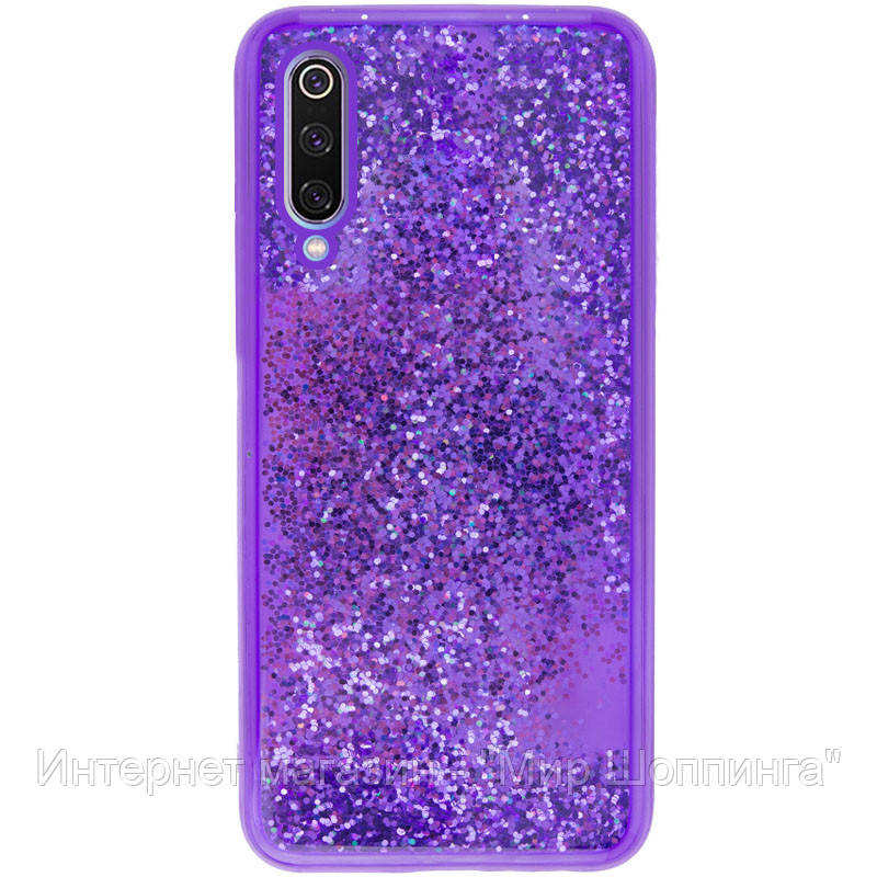 

TPU+PC чехол Sparkle (glitter) для Xiaomi Mi 9, Фиолетовый