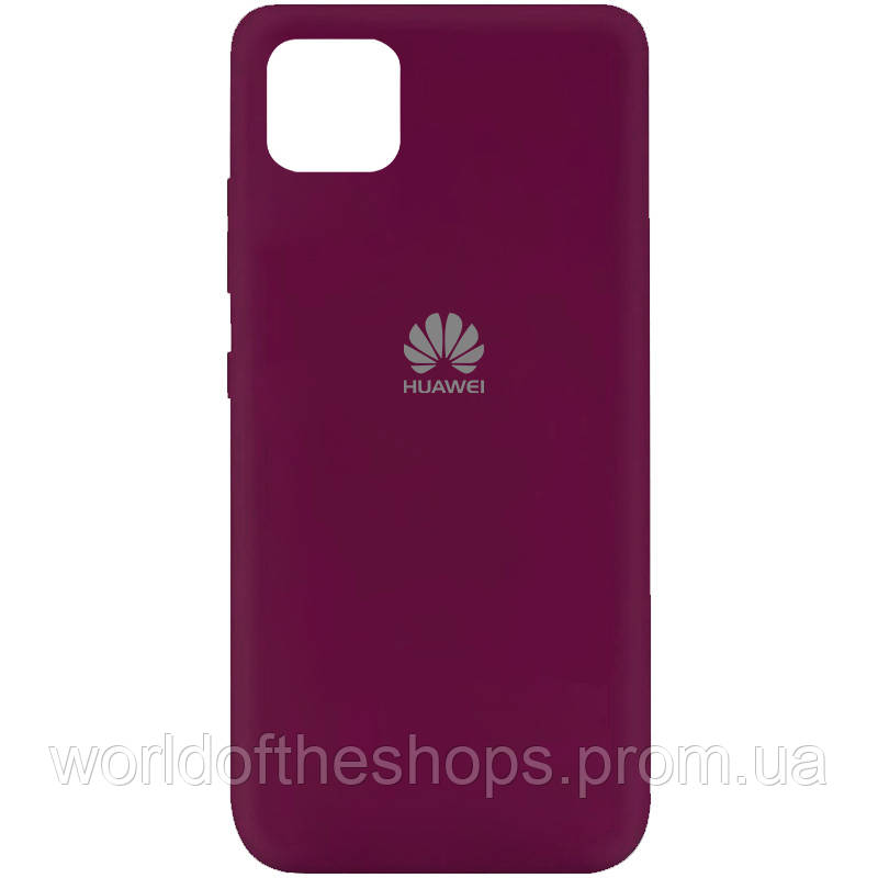 

Чехол Silicone Cover My Color Full Protective (A) для Huawei Y5p, Бордовый / marsala