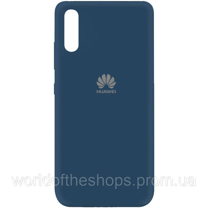 

Чехол Silicone Cover My Color Full Protective (A) для Huawei Y8p (2020) / P Smart S, Синий / navy blue