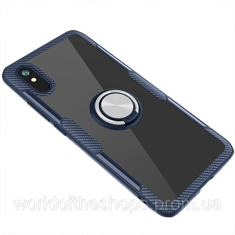 

TPU+PC чехол Deen CrystalRing for Magnet (opp) для Xiaomi Redmi 9A