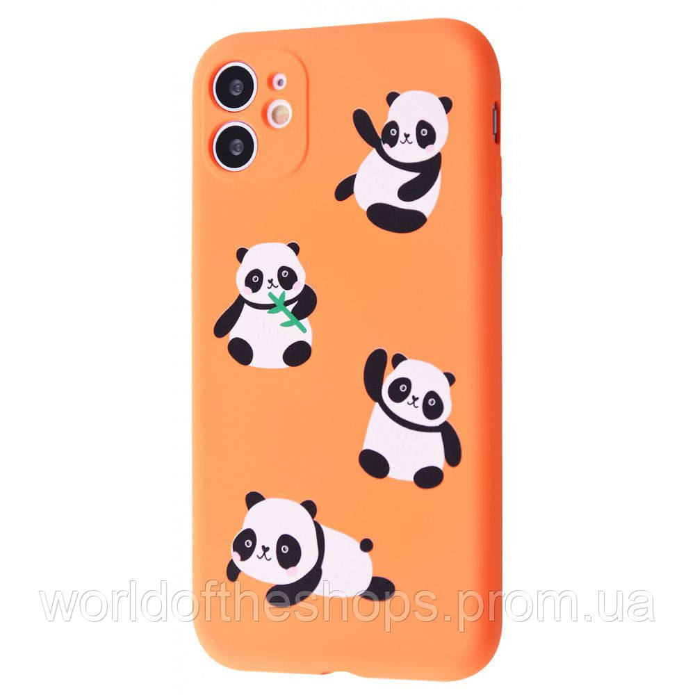 

TPU чехол WAVE Fancy для Apple iPhone 11 (6.1"), Panda / peach