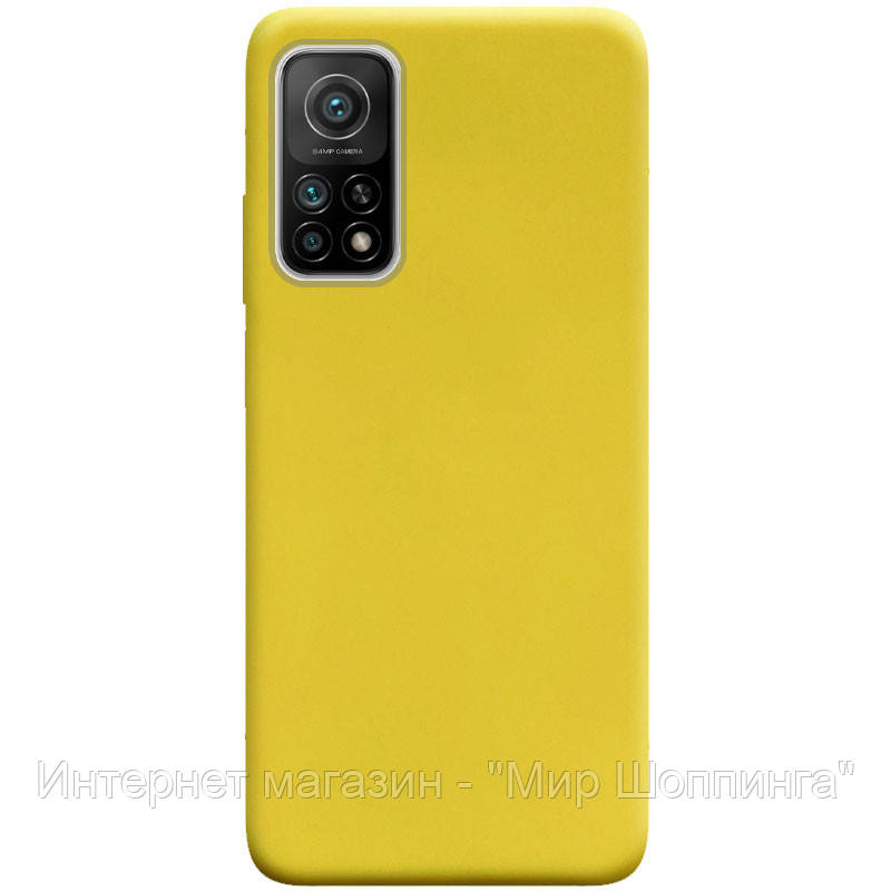 

Силиконовый чехол Candy для Xiaomi Mi 10T / Mi 10T Pro, Желтый