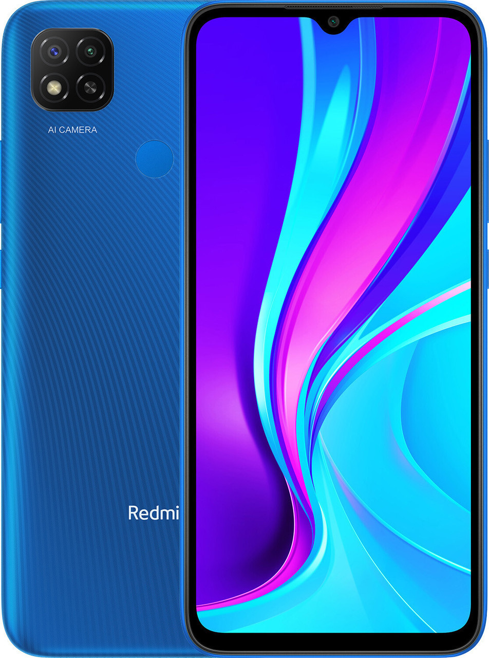 

Смартфон Xiaomi Redmi 9C 3/64GB Blue (Global) NFC, Синий