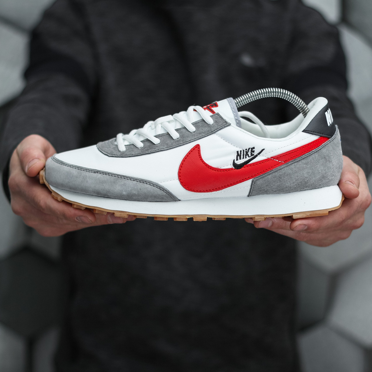 

Кроссовки мужские Nike Cortez серые, Найк Кортез, замша, текстиль, код DK-1519 42, Серый