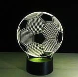 3D світильник, "М'яч", подарунок для улюбленого чоловіка, подарунки коханому на день народження, фото 5