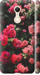 

Силиконовый чехол на Xiaomi Redmi 5 Куст с розами, Красный