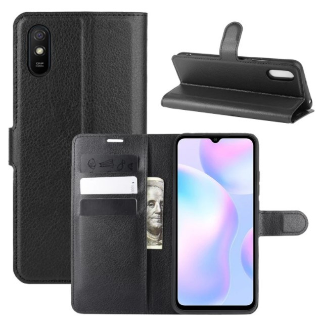 

Чехол-книжка Bookmark для Xiaomi Redmi 9A black, Черный