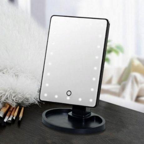 

Зеркало косметическое настольное с подсветкой Large LED Mirror, Зеркало для макияжа с подсветкой Led зеркала, В ассортименте