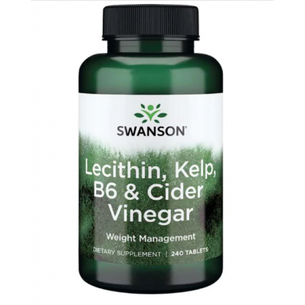 

Lecitin Kelp B-6 Cider Vinegar - 240 tabs