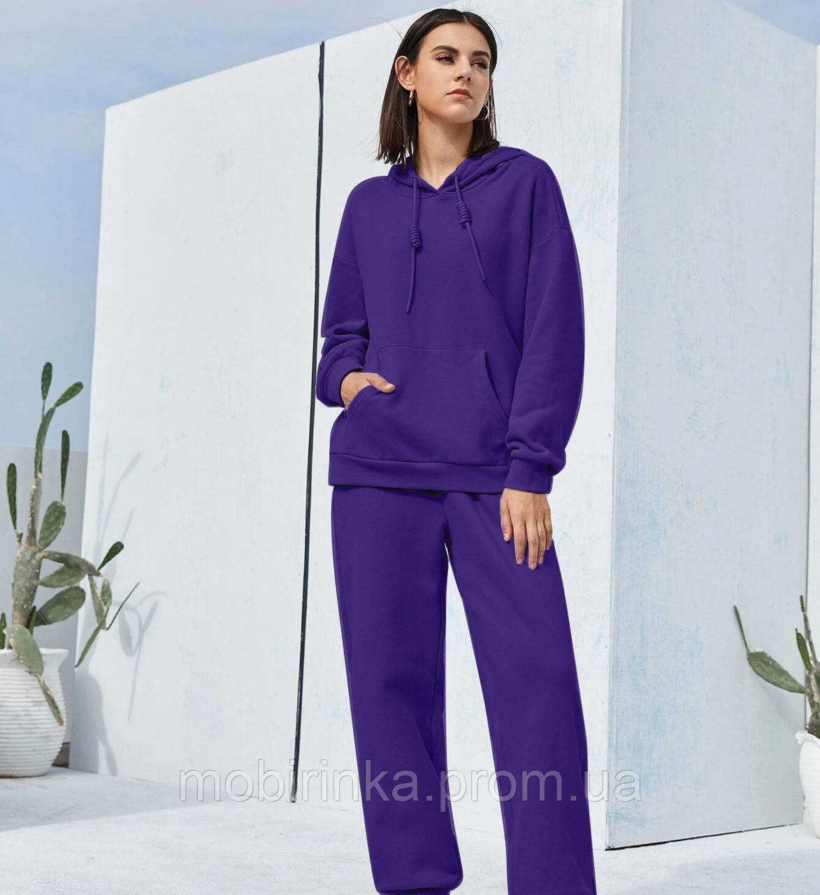 

Костюм жіночий спортивний утеплений 2 в 1 Basic purple Berni Fashion (XL