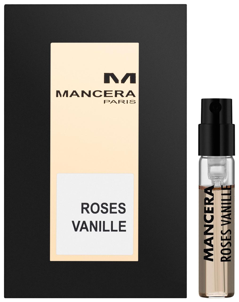 

Парфюмированная вода Mancera Roses Vanille для мужчин и женщин (оригинал) - edp 2 ml minispray