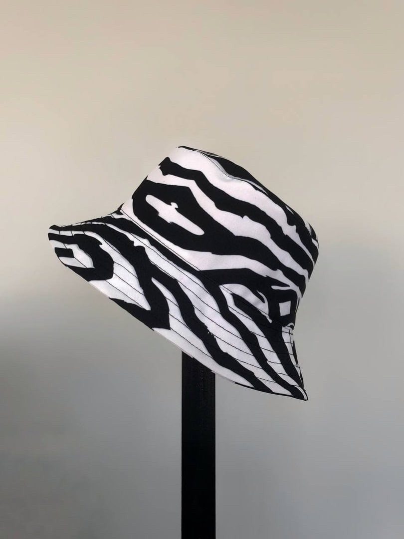 

Коттоновая панама Zebra черно-белая