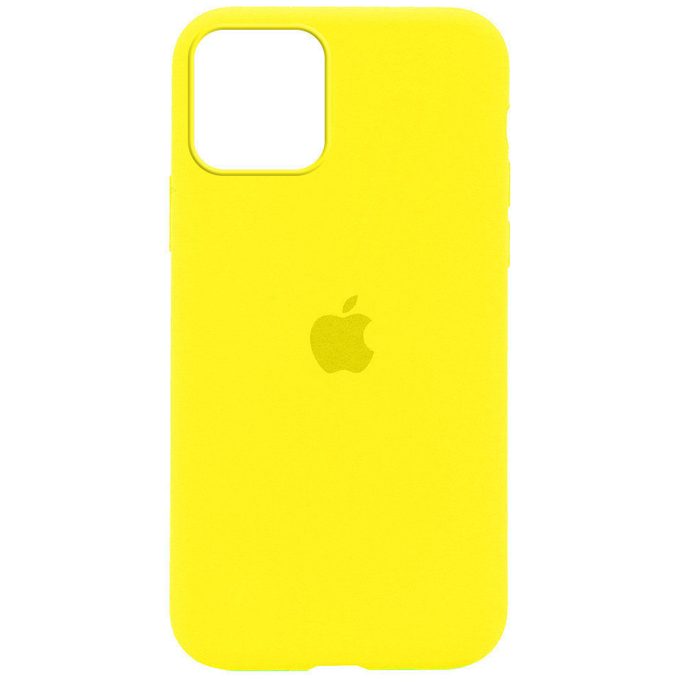 

Противоударный Защитный Силиконовый Чехол - Накладка Epik Silicone Case Full Protective (AA) для Apple iPhone, Желтый / neon yellow