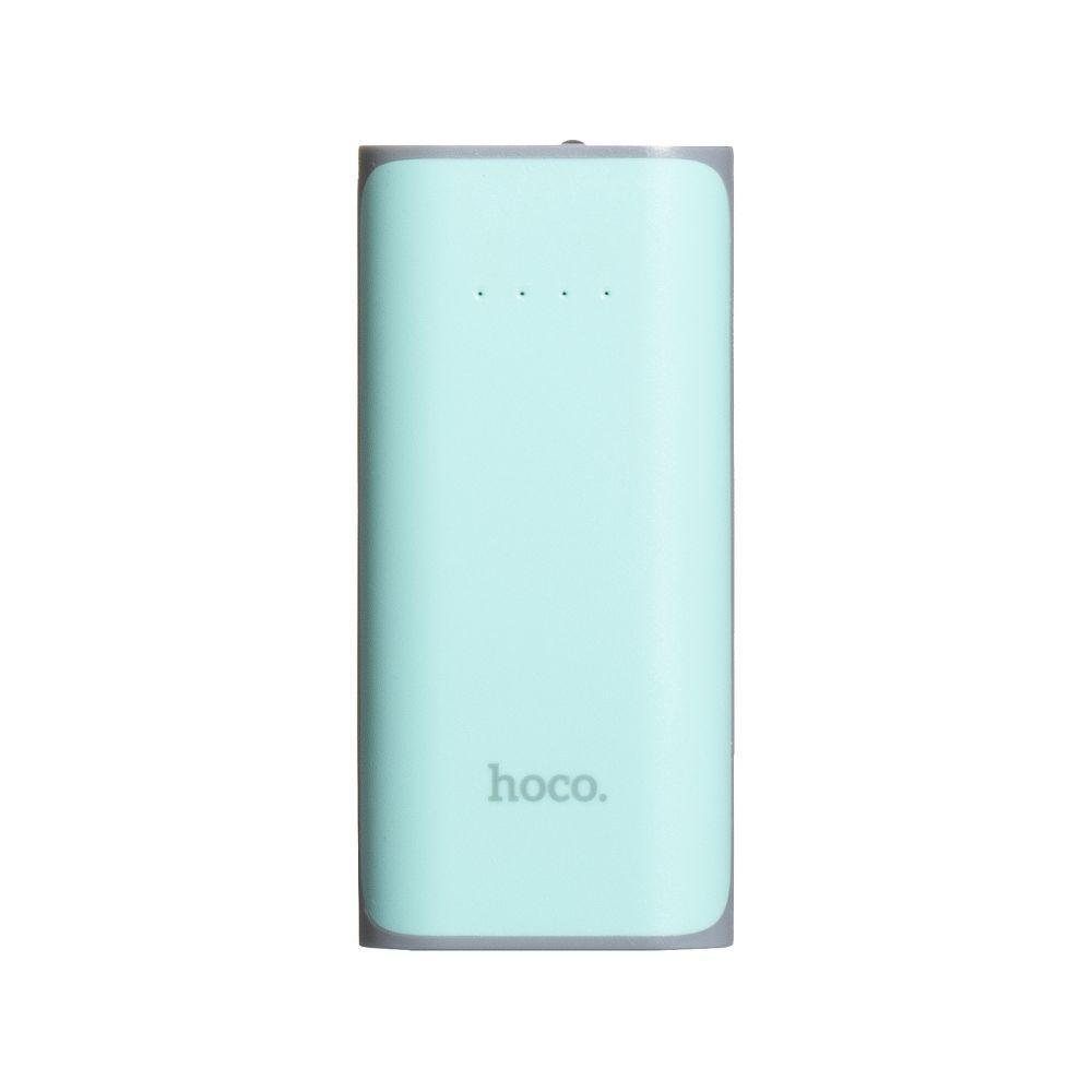 

Портативная батарея Power Bank Hoco B21 LED индикатор 5200 mAh Бирюзовый