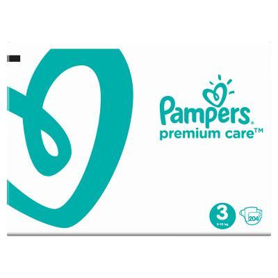 

Подгузник Pampers Premium Care Midi Размер 3 (6-10 кг), 204 шт (8001090379498