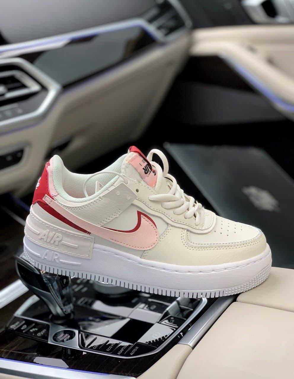 

Женские кроссовки Nike Air Force Shadow 1 Phantom Ivory / Найк Аир Форс Шадоу 1 Фантом Айвори 38, Белый