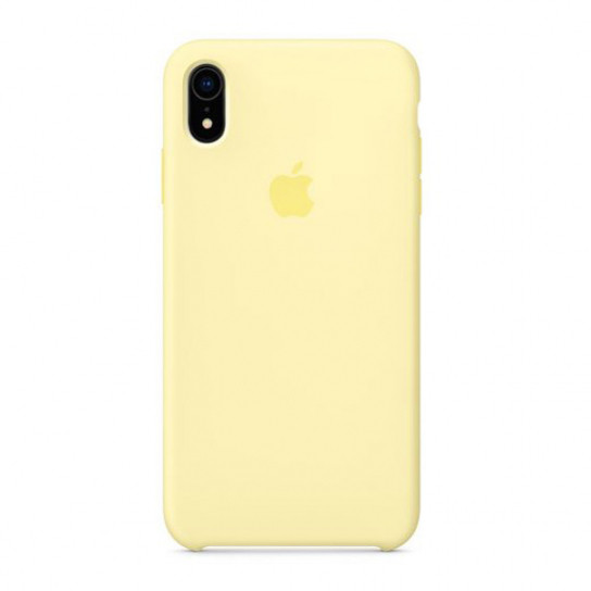 

Чехол Silicone case (AAA) для Apple iPhone X (5.8"") / XS (5.8"") (Желтый / Mellow Yellow)