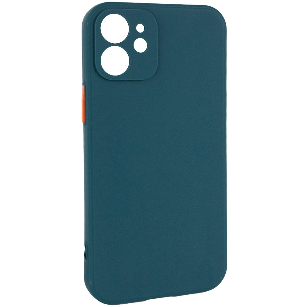 

Чехол TPU Square Full Camera для Apple iPhone 12 mini (5.4"") (Зеленый)