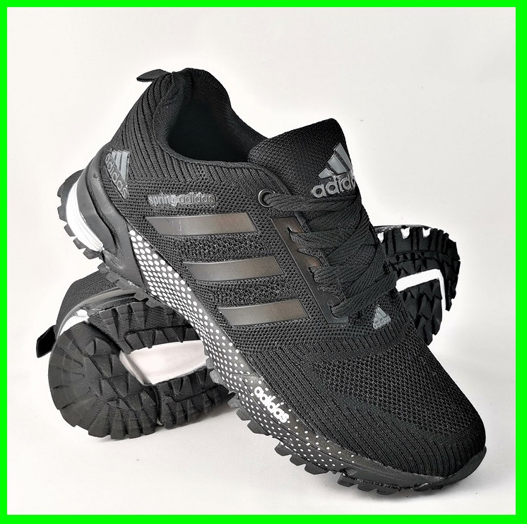 

Кроссовки мужские в стиле Adidas Spring Черные Адидас (размеры: 41, 42, 43, 44, 45, 46), Черный