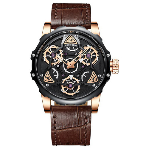 

Часы наручные оригинальные Mini Focus MF0249G Brown-Cuprum