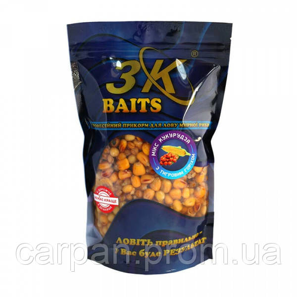 

Зерновий мікс Кукурудза 3K Baits (з тигр. горіхом) 1000г