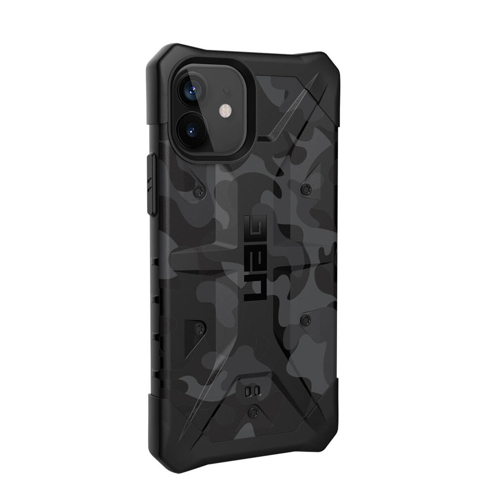 

Противоударный чехол UAG Pathfinder SE Black Midnight Camo для iPhone 12 | 12 Pro, Rose gold