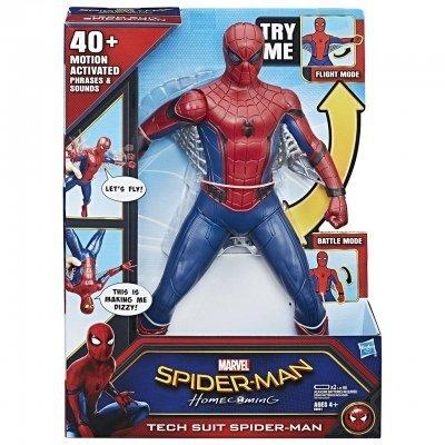 

Большой интерактивный Человека-паук от Hasbro 38 см - Tech Suit Spiderman, Homecoming SKL14-156183