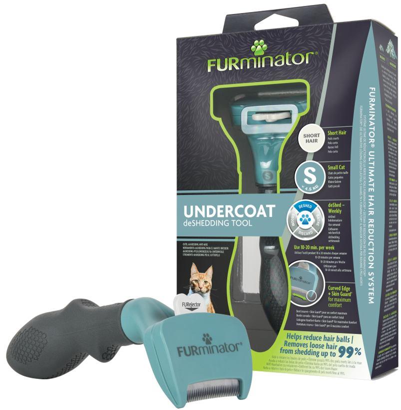 

Фурминатор для кошек FURminator, с короткой шерстью, размер S