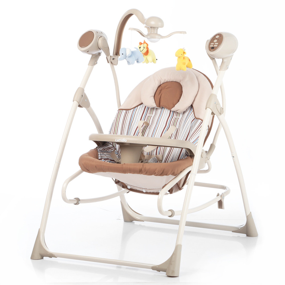 

Колыбель-качели CARRELLO Nanny 3в1 CRL-0005 Beige Stripe /1/ MOQ