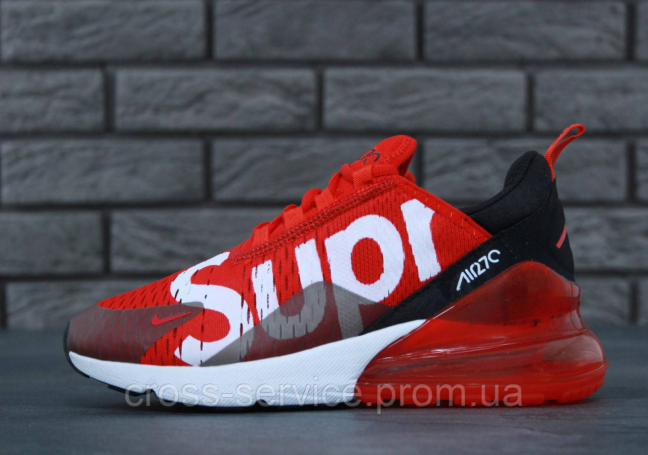 

Кроссовки женские мужские Nike Air Max 270 Off-White кросовки унисекс найк аир макс 270 красные кроси найки 44, Красный