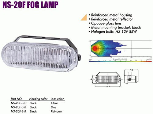 

Фары SIRIUS 20 F-R Taiwan (пара)