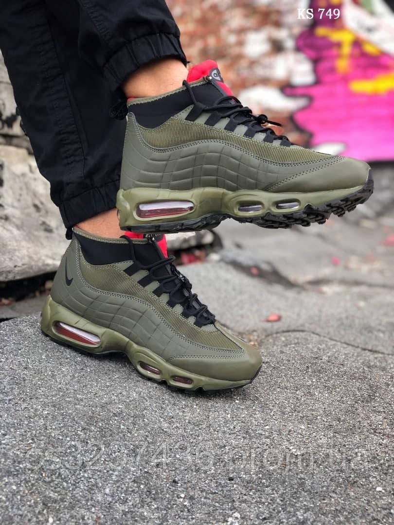 

Мужские Кроссовки Nike Air Max 95 зеленые, Зелёный