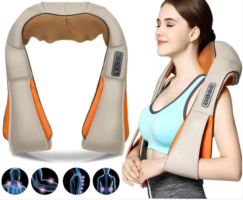 

Роликовый массажер для спины и шеи Massager of Neck Kneading