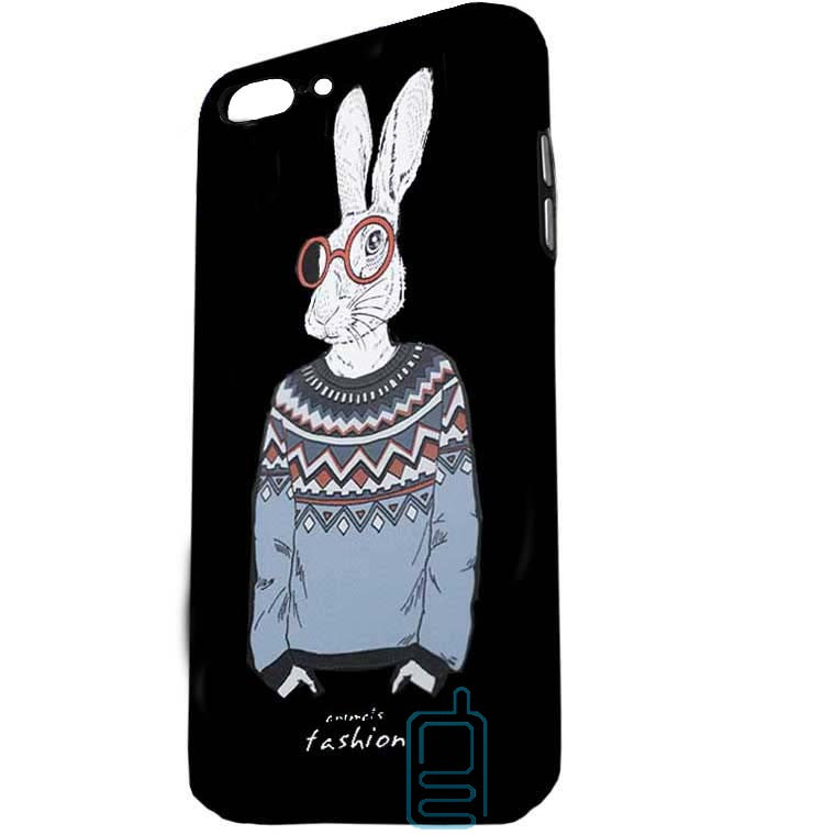 

Чехол Creative TPU+PC Apple iPhone 7 Plus, 8 Plus Rabbit white, Рисунок|черный