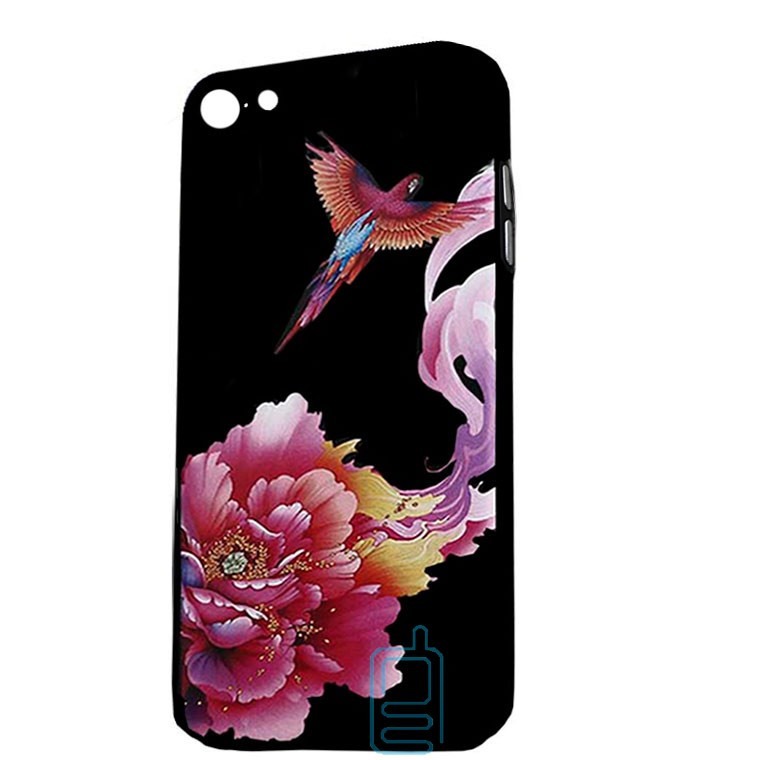 

Чехол Creative TPU+PC Apple iPhone 7, 8, SE 2020 Flower, Рисунок|черный