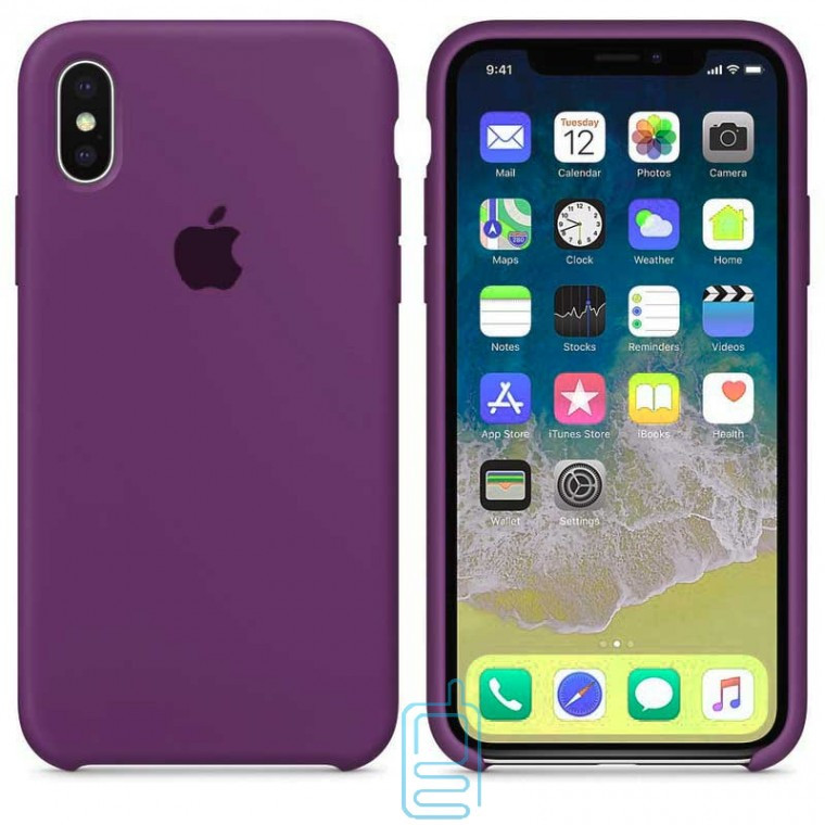 

Чехол Silicone Case Apple iPhone XS Max фиолетовый 34