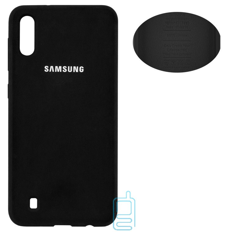 

Чехол Silicone Cover Full Samsung A10 2019 A105 черный