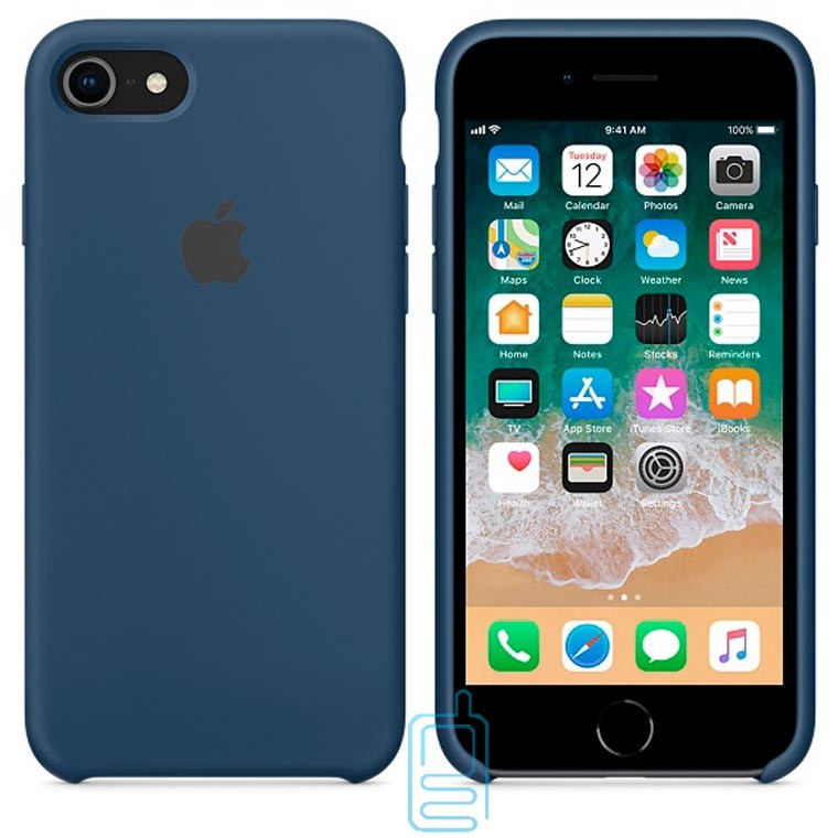 

Чехол Silicone Case Apple iPhone 7, 8, SE 2020 темно-синий 36