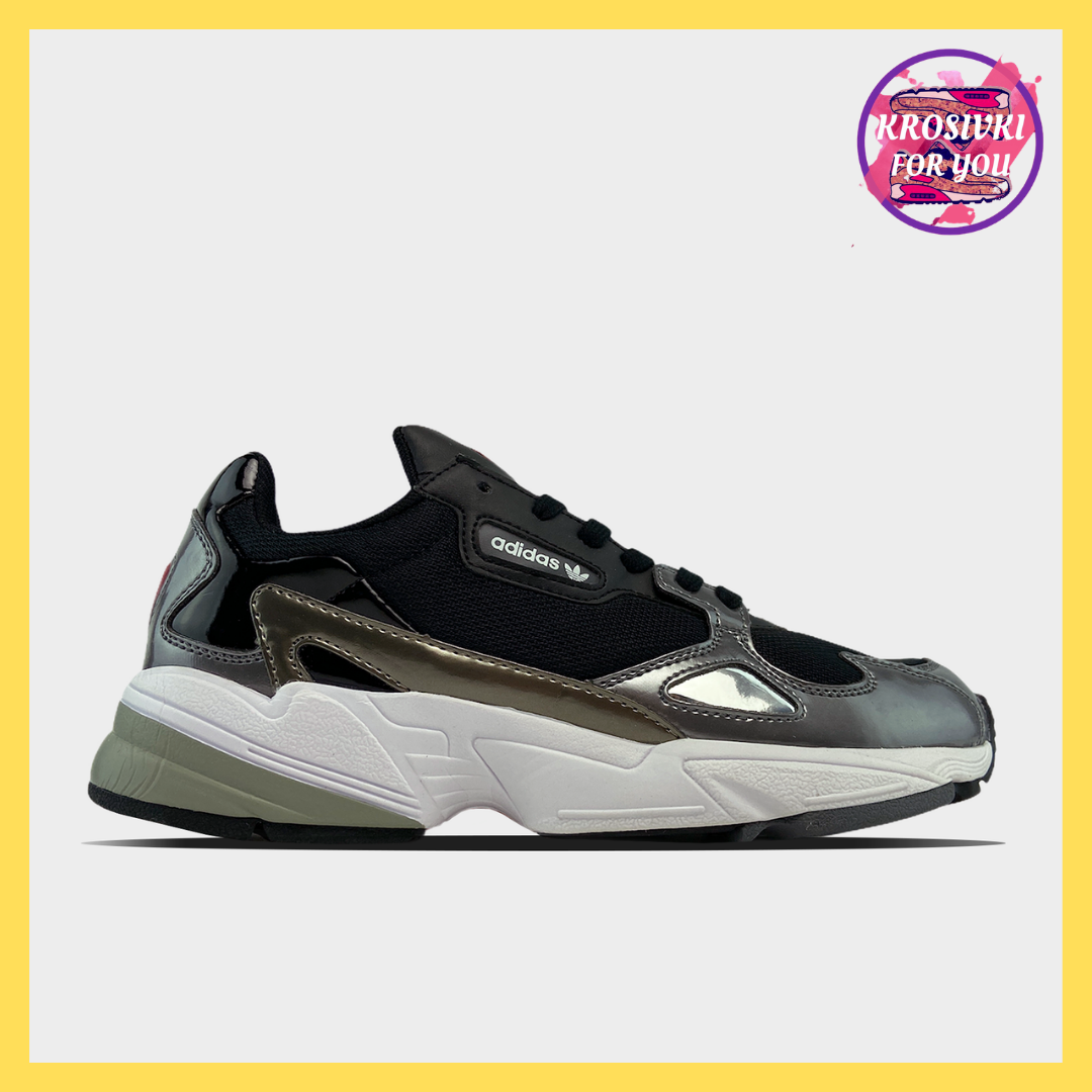 

Женские кроссовки Adidas Falcon Black Lacquered (Черный) 39