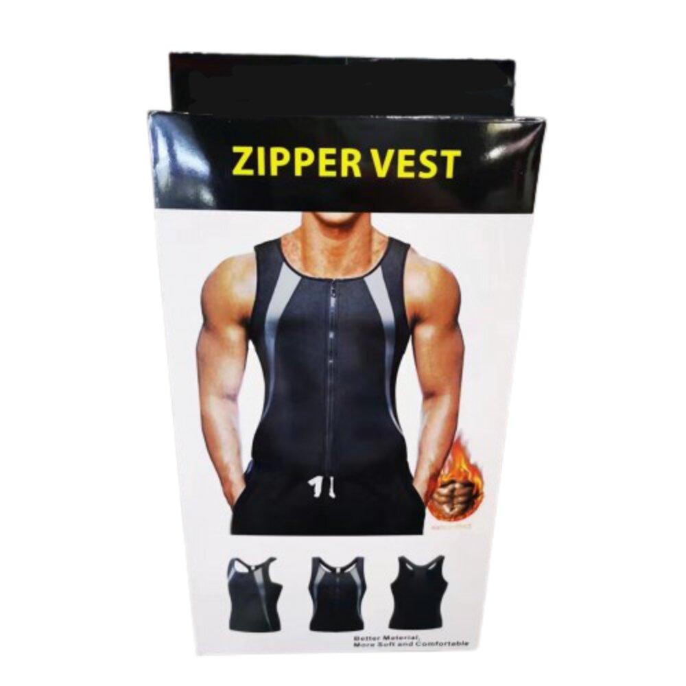 

Мужской жилет для похудения на молнии Zipper Vest