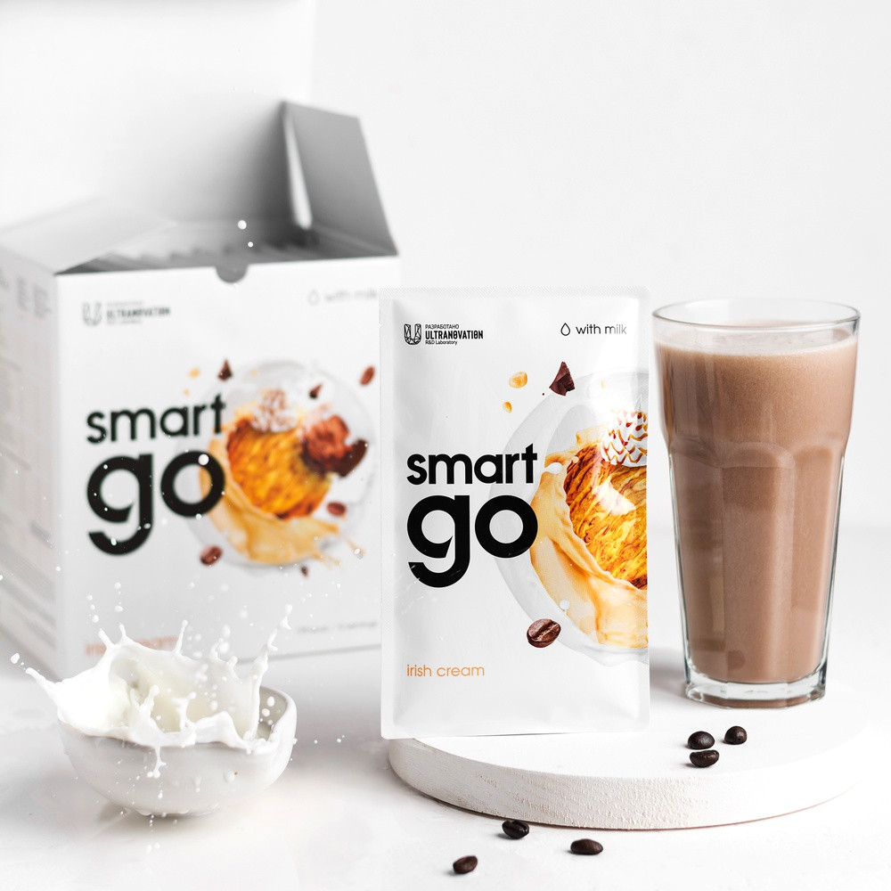 

Сбалансированное питание похудения ED Smart GO Irish Cream коктейль Айриш крим с молоком 7 пакетов смарт гоу